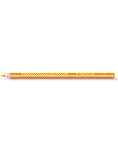 Staedtler Jumbo Noris 128 Lapiz Triangular de Color - Mina de 4mm - Resistencia a la Rotura - Diseño Ergonomico - Color