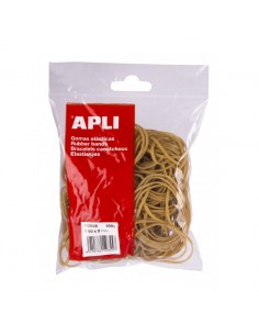 Apli Gomas Elasticas Ø 80 x 2 mm - Alta Calidad - Bolsa con 100g