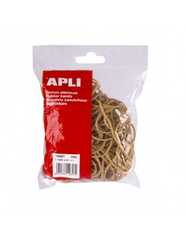 Apli Gomas Elasticas Ø 120 x 2 mm - Alta Calidad - Bolsa con 100g