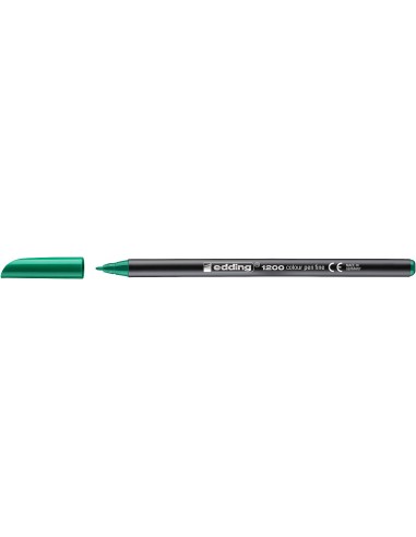 Edding 1300 Rotulador - Punta Redonda - Trazo 2 mm. - Tinta con Base de Agua - Color Verde