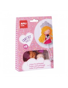 Apli Mini Kit de Manualidades Crear una Princesa - Reduce el Estres - Mejora la Memoria - Desarrolla la Coordinacion