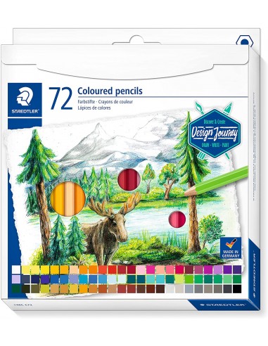 Staedtler 146C Pack de 72 Lapices de Colores - Mina Suave - Colores Surtidos