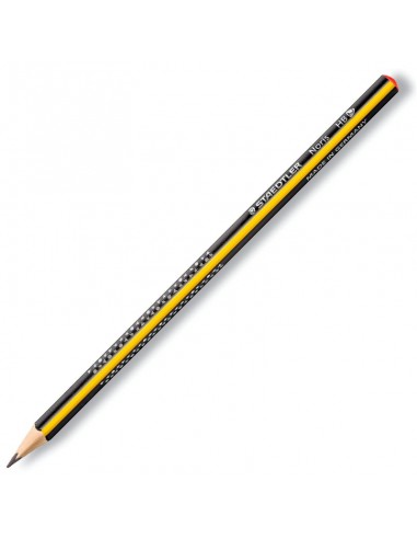 Staedtler Noris 183 Lapiz de Grafito Triangular - Mina HB Ultrarresistente de 2mm - Madera de Bosques Sostenibles