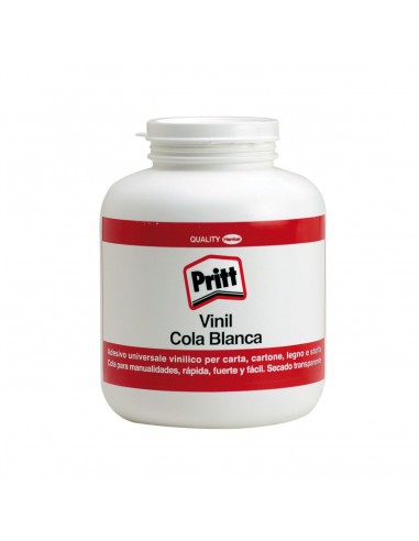 Pritt Cola Blanca 1Kg - Sin Disolventes - Lavable a 20 C - 90-de Ingredientes Naturales - Seguro para los Niños