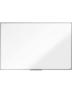 Nobo Essence Pizarra de Melamina 1500x1000mm - Marco de Aluminio Anodizado - Bandeja para Rotuladores - Color Blanco