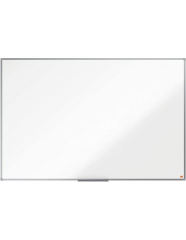 Nobo Essence Pizarra de Melamina 1500x1000mm - Marco de Aluminio Anodizado - Bandeja para Rotuladores - Color Blanco