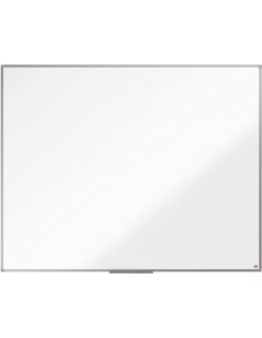 Nobo Essence Pizarra de Melamina 1500x1200mm - Marco de Aluminio Anodizado - Bandeja para Rotuladores - Color Blanco