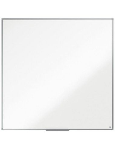 Nobo Essence Pizarra Magnetica de Acero 1200x1200mm - Marco de Aluminio Anodizado - Bandeja para Rotuladores - Color Blanco