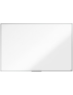 Nobo Essence Pizarra de Melamina 1800x1200mm - Marco de Aluminio Anodizado - Bandeja para Rotuladores - Color Blanco