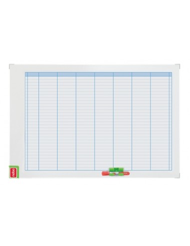 Nobo Performance Planificador Semanal de Pizarra Magnetica 710x50x1030mm - Incluye Kit de Planificacion de Imanes
