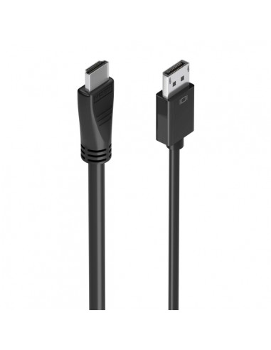 Aisens Cable Conversor DISPLAYPORT a HDMI 4K@60HZ - DP M-HDMI M - 5.0m - Color Negro