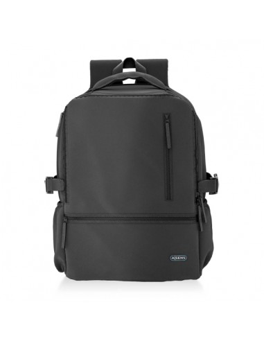 Aisens Mochila Deportiva Repelente al Agua para Portatil 15 6" - Color Negro