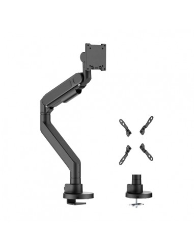 Aisens Soporte de Mesa PRO Contrapeso Giratorio e Inclinable para Monitor TV 27kg (3 Pivotes - 1 Brazo) de 24-57 - Color Negro