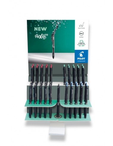 Pilot Frixion Ball Plus Expositor de 40 Boligrafos Borrables - Punta de 0.7mm y Trazo de 0.35mm - Recargables - 80-de