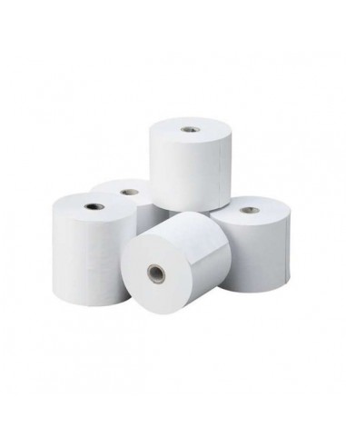 Oqonos Rollo de Papel Termico 44x70x12mm-Libre de BPA-FSC