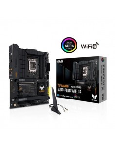 Asus TUF Gaming B670-PLUS WIFI D4 Placa Base Intel PCIe 4.0-DDR4-M.2-4x Sata III-Ethernet de 2.5Gb-HDMI-USB 2.0-3.2