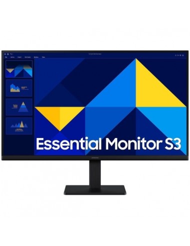 Samsung Essential S3 Monitor 27" LCD IPS FullHD 1080p 100Hz - Respuesta 5ms - Angulo de Vision 178° - HDMI - VESA-100x100mm