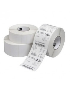 Zebra Z-Select 2000T Pack de 12 Rollos de Etiquetas Termicas Originales 75x51mm - Adhesivo Permanente - 1370 Unidades x Rollo