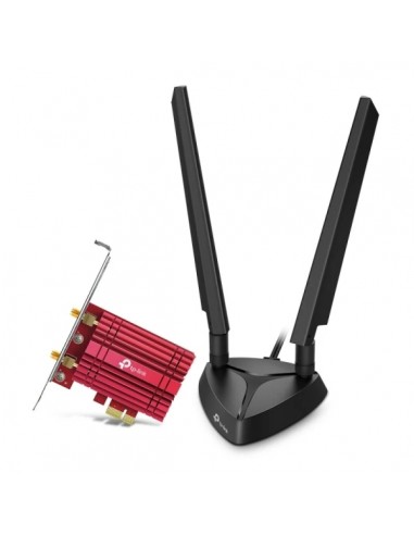 TP-Link Archer TXE75E Adaptador PCIe WiFi 6E AXE5400 Bluetooth 5.2 con 2 Antenas de Alta Ganancia