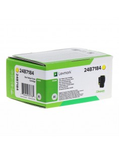 Lexmark XC2240 XC4240 Amarillo Cartucho de Toner Original - 24B7184