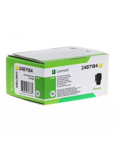 Lexmark XC2240 XC4240 Amarillo Cartucho de Toner Original - 24B7184