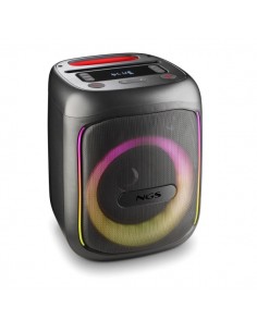 NGS Wild Swag Go Altavoz Portatil 80W TWS Bluetooth 5.0 - Autonomia hasta 10h - USB y Aux In - Iluminacion LED - Color Negro