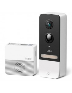 TP-Link Tapo D230S1 Timbre Inteligente con Video 2K 5MP - Vision Nocturna - Angulo de Vision de 160-- Bateria de Larga