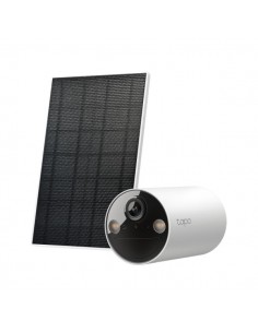 TP-Link TC82 Kit Camara de Seguridad IP WiFi-2K 3MP-Panel Solar Tapo A201 - Para Interior y Exterior - Vision Nocturna -