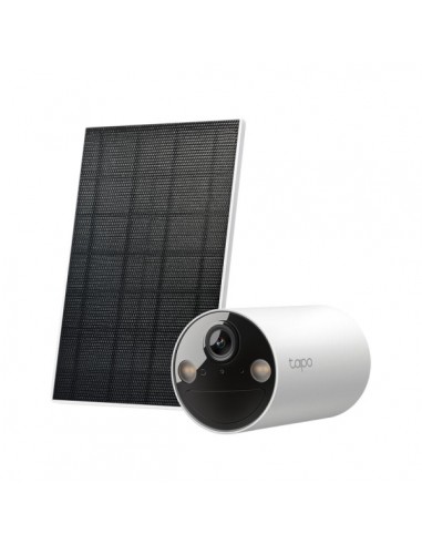 TP-Link TC82 Kit Camara de Seguridad IP WiFi-2K 3MP-Panel Solar Tapo A201 - Para Interior y Exterior - Vision Nocturna -