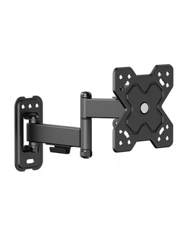 Cromad Soporte de Pared con Brazo Articulado para TV de 13"-32" - Giratorio-Inclinable y Doble Extension - Peso Max 20Kg -