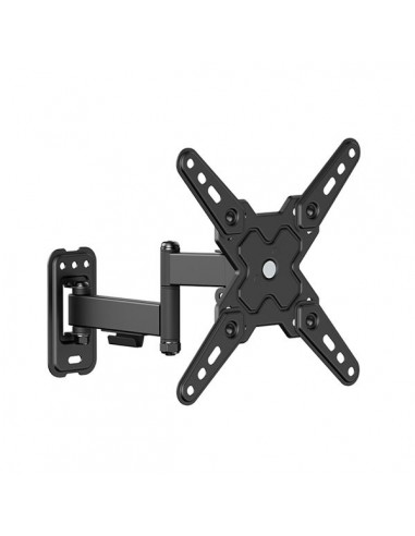 Cromad Soporte de Pared con Brazo Articulado para TV de 13"-43" - Giratorio-Inclinable y Doble Extension - Peso Max 20Kg -