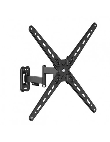 Cromad Soporte de Pared con Brazo Articulado para TV de 13"-55" - Giratorio-Inclinable y Doble Extension - Peso Max 25Kg -