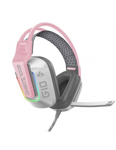 Coolsound Auricular Gaming G10 - Compatible con XBOX-PS5-PS4-Switch y PC - Color Rosa
