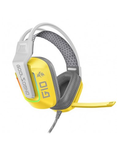 Coolsound Auricular Gaming G10 - Compatible con XBOX-PS5-PS4-Switch y PC - Color Amarillo