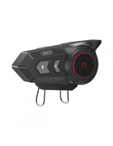 XO BE47 Intercomunicador para Casco de Moto - Bluetooth 5.3 - Alcance hasta 20m - Color Negro