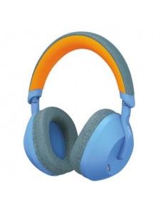 XO BE49 Auriculares Bluetooth 5.3 - Diadema y Almohadillas Confort en Tela - Microfono Integrado - Color Azul