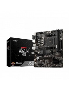 MSI Placa Base A520M PRO AM4 2xDDR4 - HDMI-VGA-DP-M.2-USB3.2-MicroATX