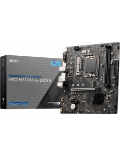 MSI Placa Base PRO H610M-G Intel 1700 2xDDR4 - HDMI-VGA-DP-M.2-USB3.2-MicroATX