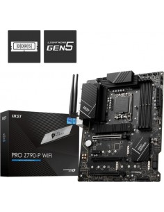 MSI Placa Base PRO Z790-P WIFI Intel 1700 4xDDR5-SDRAM - HDMI-DP-M.2-USB3.2-USB-C-ATX