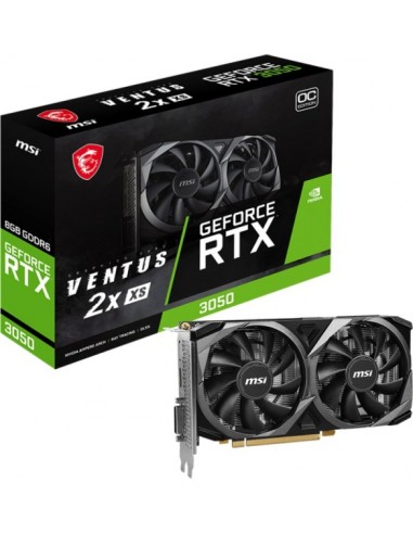 MSI GeForce RTX 3050 Tarjeta Grafica VENTUS 2X XS OC 8GB GDDR6