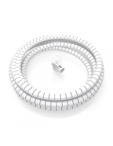 Aisens Organizador de Cable en Espiral 25mm - 1.0m - Color Blanco