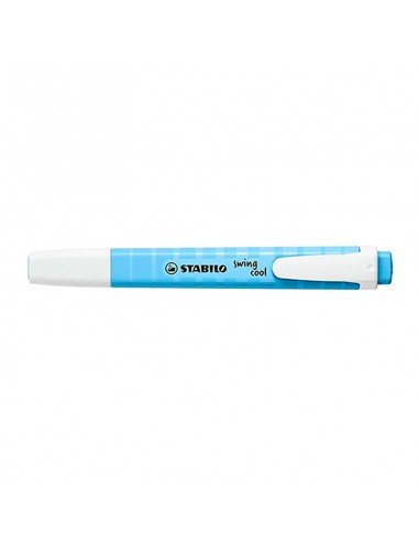 Stabilo Swing Cool Pastel Marcador Fluorescente - Cuerpo Plano - Punta Biselada - Trazo entre 1 y 4mm - Tinta con Base de
