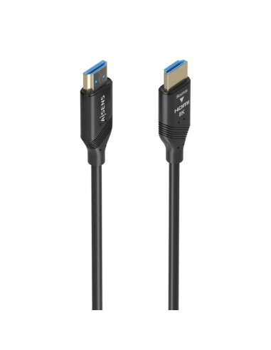 Aisens Cable HDMI V2.1 AOC Ultra Alta Velocidad - HEC 8K@60HZ 4K@120HZ 4 4 4 48GBPS - 15m - Color Negro
