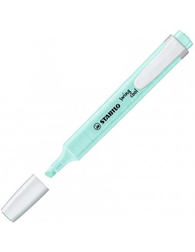 Stabilo Swing Cool Pastel Marcador Fluorescente - Cuerpo Plano - Punta Biselada - Trazo entre 1 y 4mm - Tinta con Base de