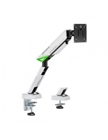 Aisens Soporte de Mesa Gaming Contrapeso Giratorio e Inclinable Para Monitor-TV 16kg - 3 Pivotes - 1 Brazo- 17"-49" - Color