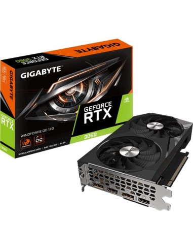 Gigabyte GeForce RTX 3060 Terjeta Grafica WINDFORCE OC 12GB GDDR6