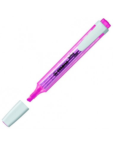 Stabilo Swing Cool Marcador Fluorescente - Cuerpo Plano - Punta Biselada - Trazo entre 1 y 4mm - Tinta con Base de Agua -