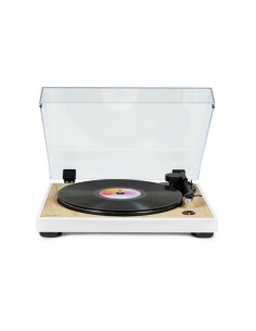 Thomson TT301 Giradiscos Preamplificado - Funcion Parada Automatica - Color Madera Blanco
