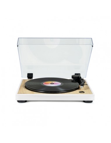 Thomson TT301 Giradiscos Preamplificado - Funcion Parada Automatica - Color Madera Blanco