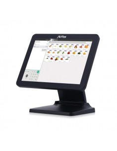 AVPos TPV K5000 Flex Aluminio 15 Tactil - I5 - 8gb Memoria - SSD 128gb - VGA-HDMI-Serie - WIFI-LAN - Color Negro